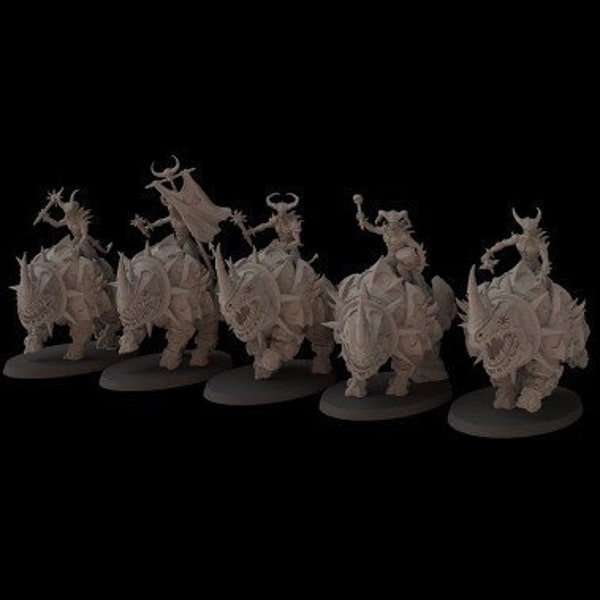 Khorne Juggernauts brand fantasy cult miniatures