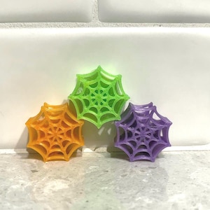 3D Printed Halloween Spider Web Straw Topper: Glow in the Dark Stanley & Starbucks Tumbler