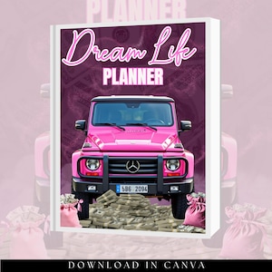 Glam Luxury ebook, Life Finance Time Planner, PLR, MRR ebook, Boss Babe ebook, Done for you digital planner, Resell Rights, Business
