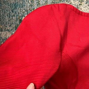 Vintage Riff’s custom hand made red rosette button dress, size small / coastal cowgirl / western rock / vintage dresses / 80s style image 7