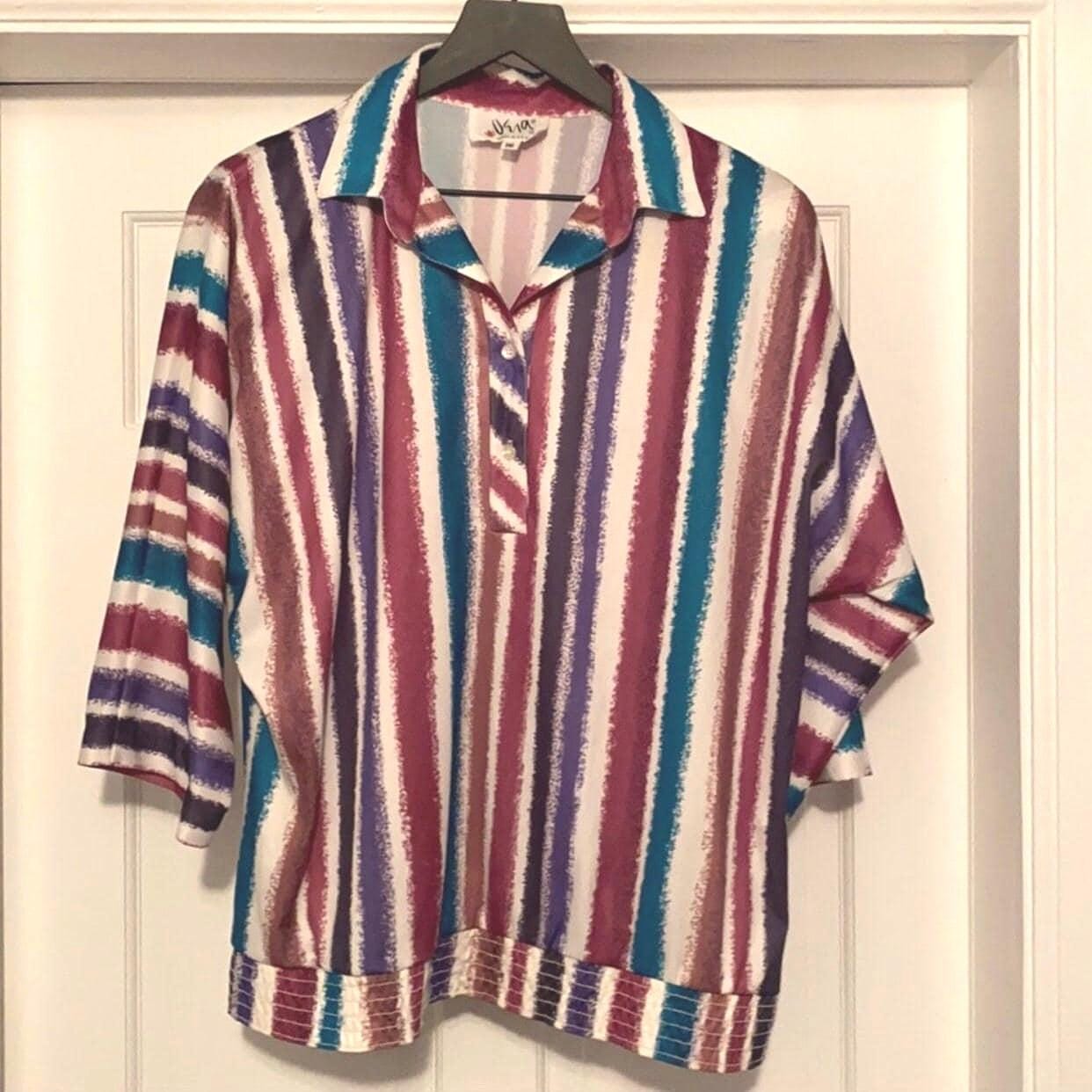Vera Neumann 70’s シャツ トウモロコシ柄　ビンテージ　L Vera Neumann Shirt - Etsy