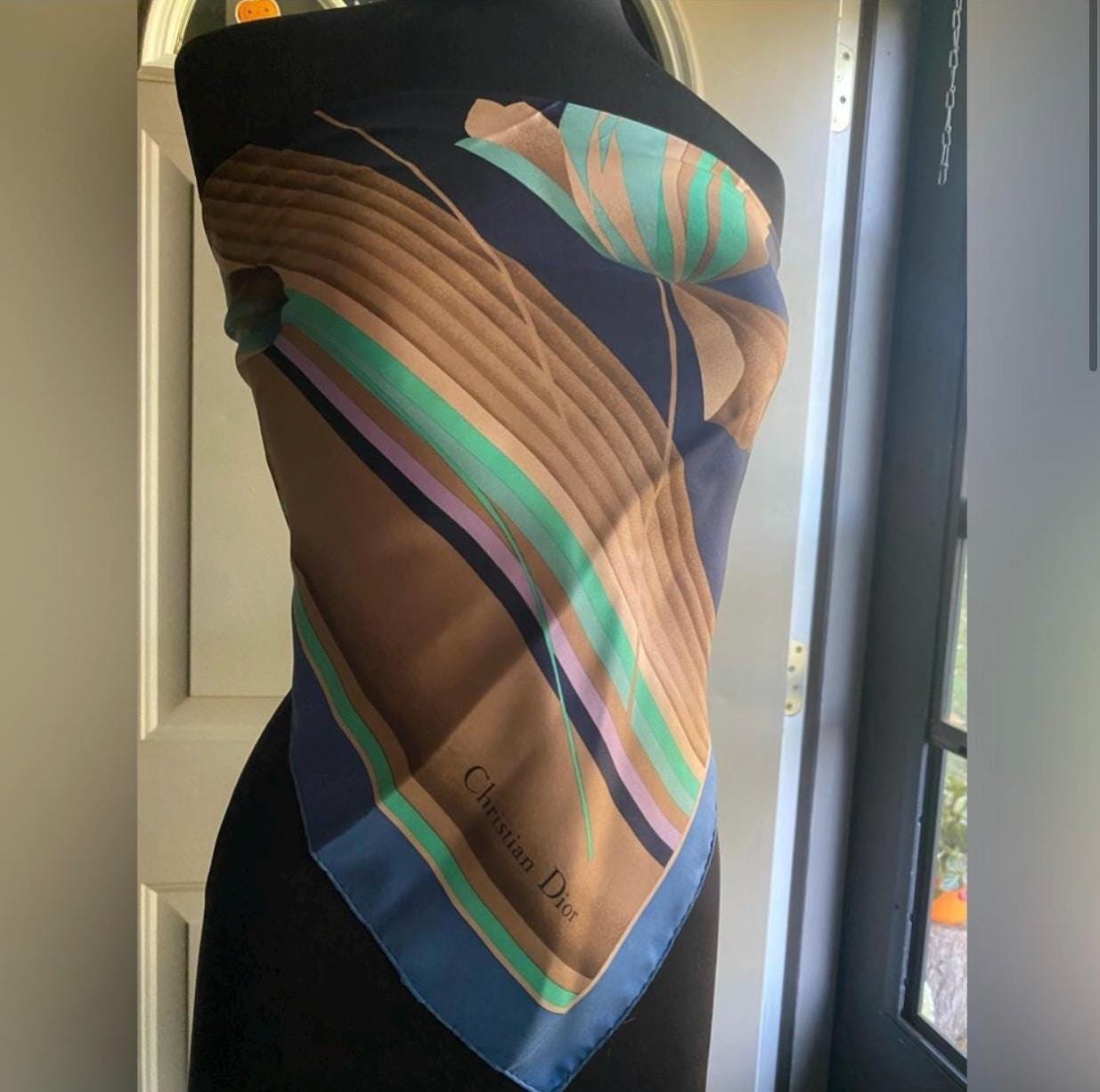 90s Dior Scarf - Etsy
