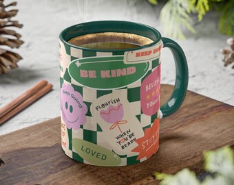 Positive Affirmations Coffee Mug, Be Kind Mug, Another Day Another Slay Mug, Keep Going Mug, Stay Fiery Mug, Flourish Mug, Gifts