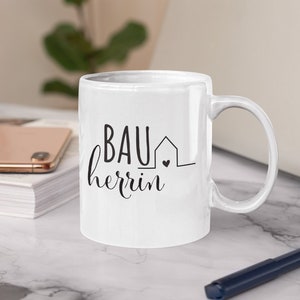 Mug builder house building moving in gift