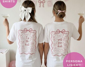 Hen Party Team Bride Shirt | Personalized Hen Party T-Shirt | Girls Gone Bride Outfit | Hen Party T-Shirt Set