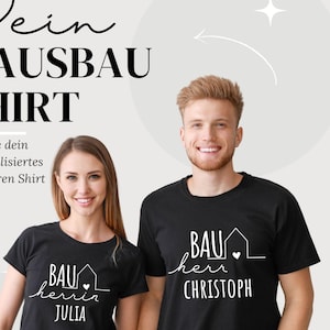 T-Shirt House Building Moving Personalized Gift Builder Builder