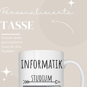 Studium Bachelor Master Studiengang personalisiertes Geschenk