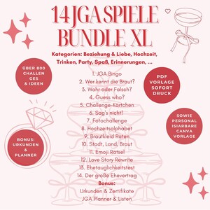 14 Hen Party Games & 800 Ideas | Hen Party Planning | Wedding Games for Hen Parties | Personalized Hen Party Bundle | Team Bride Games PDF image 2