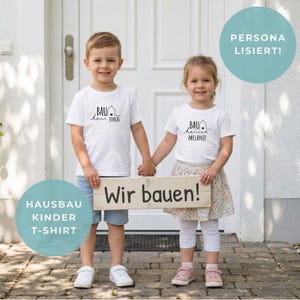 T-shirt for young builder of a mini house