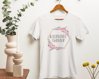 T-Shirt world's best daughter gift Boho