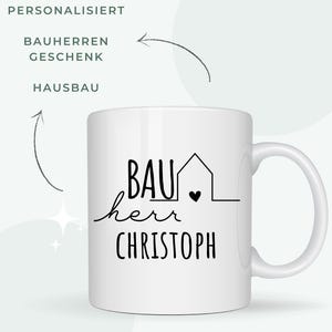 Mug Moving In House Building Builder Builder Personalized Gift