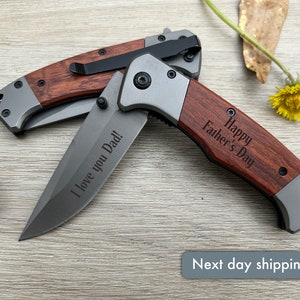 Pocket Knife Personalized, Engraved Knife, Custom Engraved Knives, Birthday Gifts for Him, Groomsmen Gifts