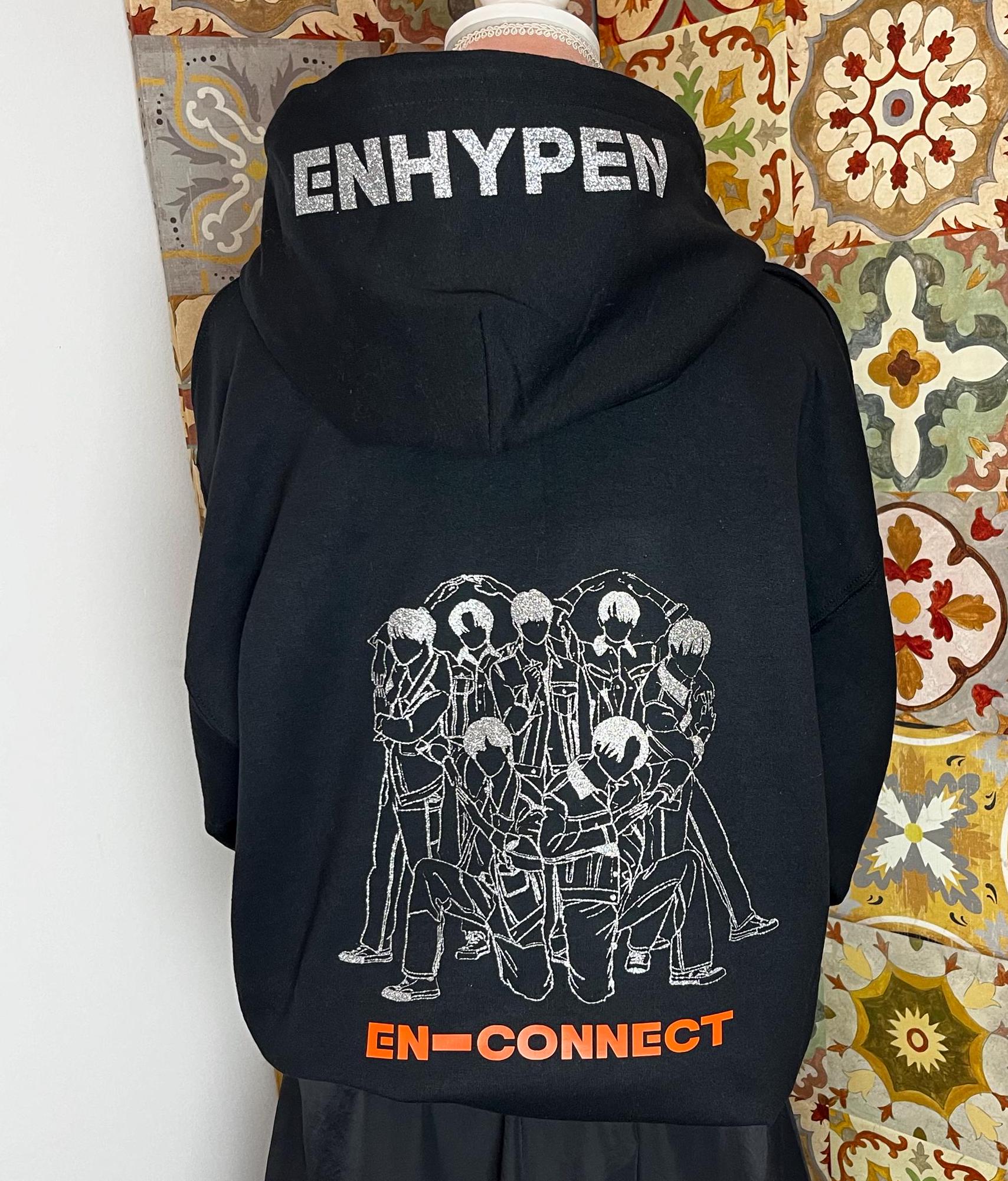 Hoodie K-pop ENHYPEN EN-CONNECT | Engene Exclusive Merch - Etsy