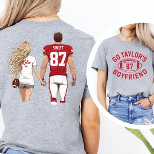 Taylors Boyfriend Travis Kelce Tshirt Chiefs t-shirt Taylor and Travis Funny Football Shirt In My Chiefs Era