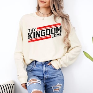 Thy Kingdom Come, KC Chiefs Shirt, Travis Kelce, Patrick Mahomes, Kansas City Chiefs, Comfort Colors
