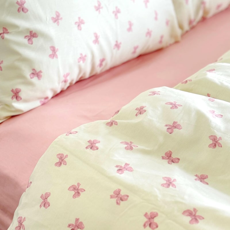 Bow Comforter Set - Etsy