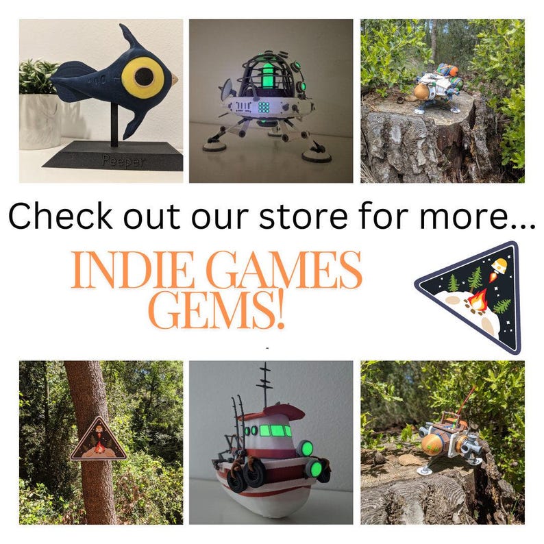 Letrero con el logotipo 3D de Outer Wilds Ventures imagen 9