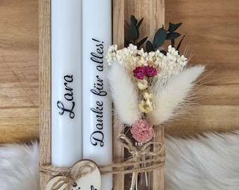 Dankeschön Geschenkset/Abschiedsgeschenk/Kleines Kerzen Personalisiert/ Danke sagen / Kleines Dankeschön / Danke für alles /Kerzen Geschenke