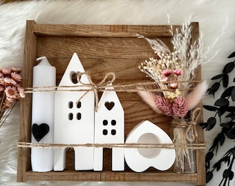 Geschenkset Herzensmensch /Geschenk Freundin/Geschenk zum Geburtstag /Geschenk Mutter/ Geschenk Oma / Geschenk für Geburtstag/Trockenblumen