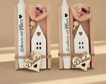 Abschiedsgeschenk Erzieherin, Lehrerin Geschenk, Danke Geschenk,  Kindergarten Geschenk, Lehrer Geschenk, kleines Dankeschön, handgemacht