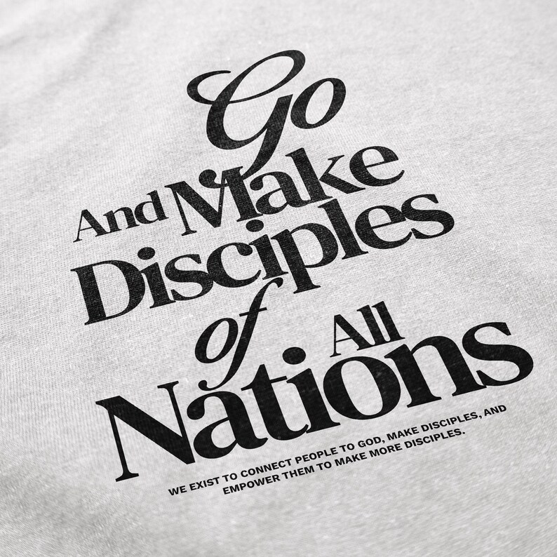 Go and Make Disciples SVG/PNG | Christian Quote Design (digital ...