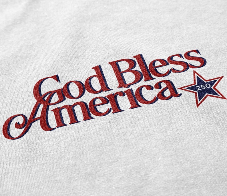 God Bless America 250 SVG PNG Bundle | Patriotic Christian Design (Digital Download) image 4