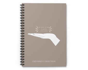 Funny Spiral Notebook, "For once..", Journaling Gifts, Sarcastic Quote on Notebook, Self-care, Funny Student Gifts