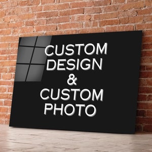 Birthday Gifts, Custom Glass Printing Wall Art, Personalized Tempered Glass Wall Decor, Customized Wall Art, Gifts For Her, Gifts For Him
