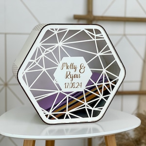 Hochzeit weiß Briefkasten, Wunschbox Hochzeit, Kartenbox für Hochzeit, Kartenbox mit Einwurfschlitz, Briefkasten für Karte, Kartenbox Hochzeit, Spardose Hochzeit