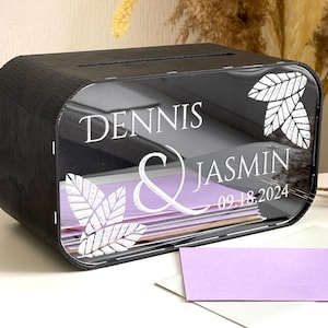 Scatola in legno per biglietti d'auguri di nozze, scatola personalizzata per biglietti e regali, scatola dei ricordi di nozze, decorazioni rustiche per matrimoni, scatola dei ricordi, cassetta postale