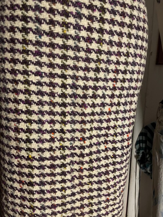 Vintage Irish tweed pencil skirt size 12 Gem