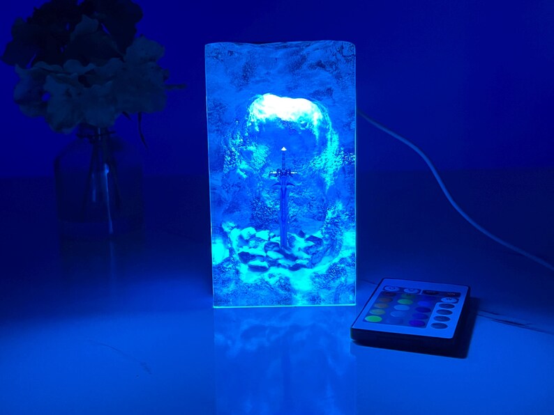WOW Frostmourne Sword Resin Wood Nigth lights, Perfect Birthday Gift, Father's Day Gift for Him image 16