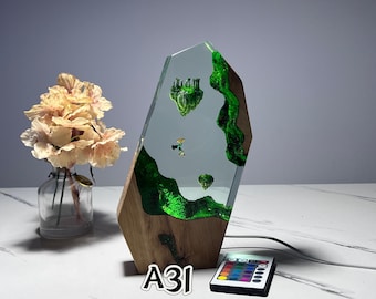 Imperfect - Sky Islands Resin Night Light – Gamer Desk Decor, TLOZ TOTK Collectible