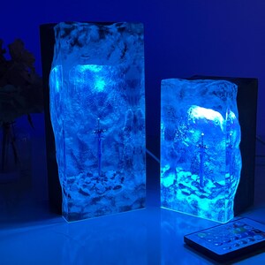 WOW Frostmourne Sword Resin Wood Nigth lights, Perfect Birthday Gift, Father's Day Gift for Him image 7