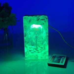 WOW Frostmourne Sword Resin Wood Nigth lights, Perfect Birthday Gift, Father's Day Gift for Him image 14