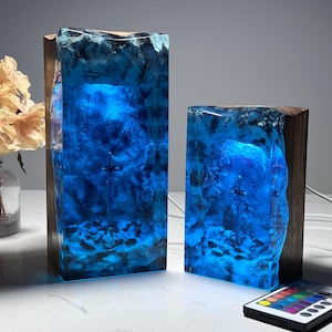 WOW Frostmourne Sword Resin Wood Nigth lights, Perfect Birthday Gift, Father's Day Gift for Him image 3
