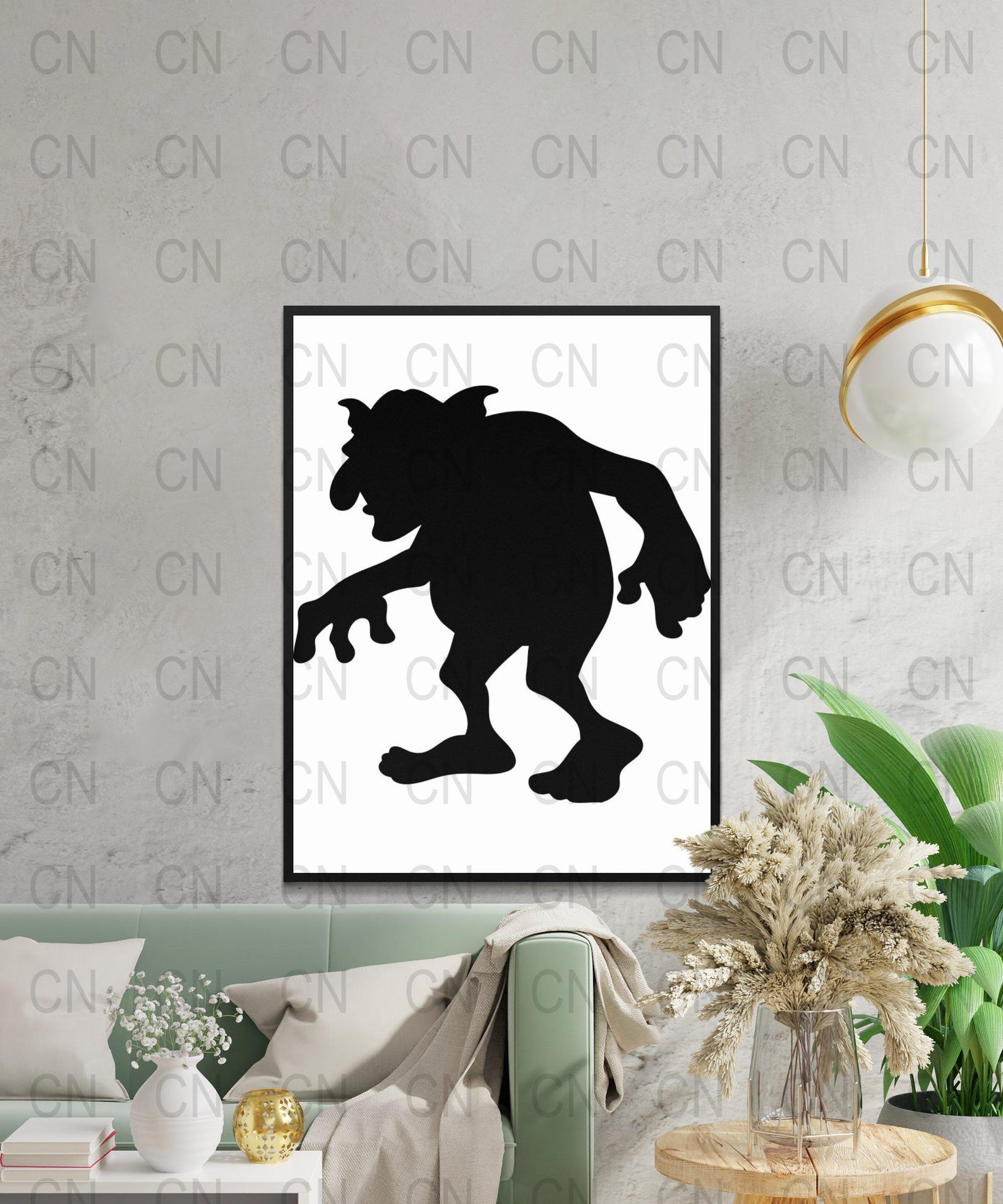 Troll Silhouette SVG Fantasy Creature Clipart Mythical Character troll-silhouette-svg-fantasy-creature-clipart-mythical-character