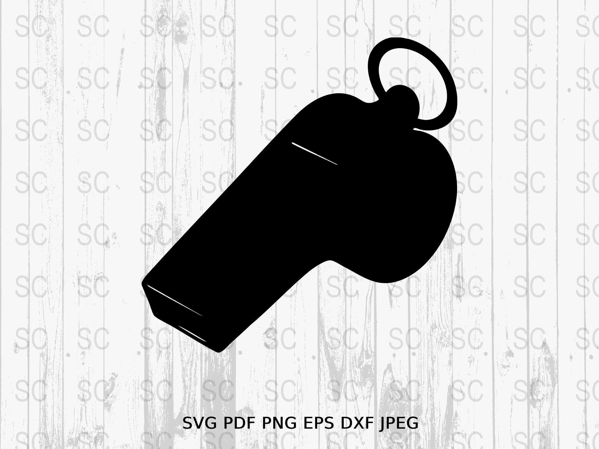 Silueta de silbato SVG, clipart de silbato sonoro, vector de silbato  deportivo, archivo de corte digital - Etsy México, image size:2000x1500