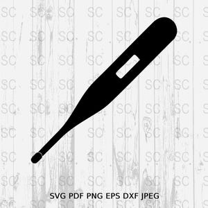 Thermometer SVG, Medical Clipart, Temperature Gauge Cut File, Health PNG, Cricut DXF Vector, Laser Engraving Digital Download