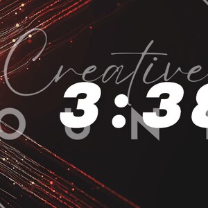 5-Minute Countdown Video: Event Stream Starting Timer (MP4 Digital Download)