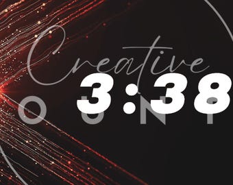 5-Minute Countdown Video: Event Stream Starting Timer (MP4 Digital Download)