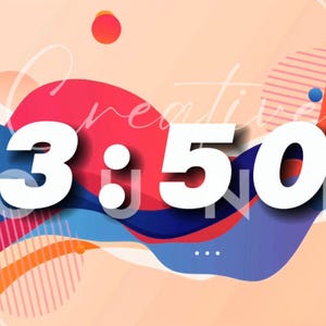 5-Minute Event Countdown Video: Church, Conference, Stream (MP4 Digital Download)