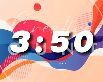 5-Minute Event Countdown Video: Church, Conference, Stream (MP4 Digital Download)