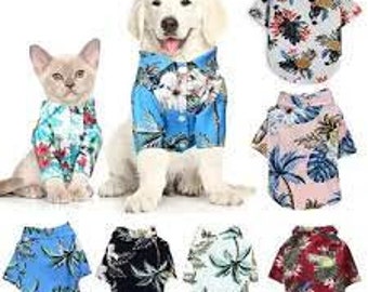 Dog Shirt Sewing Pattern for Small or Large Dogs and Cats, Beginner Sewing Pattern Sizes XS-XXL