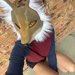 Coyote Therian Mask - Water Resistant