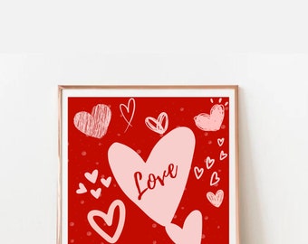 Love Printable Wall Art | Love Gallery Wall | LOVE Digital Download | Wall Art | Wall Decor