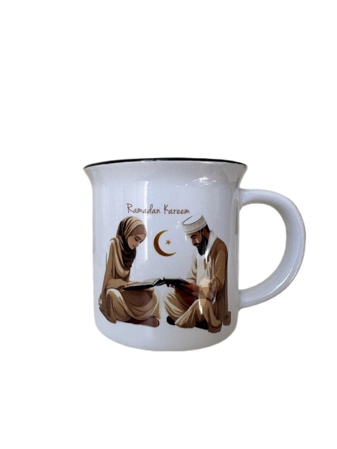 Ramadan Kareem Mug Sublimation Enamel Look 300ml Coffee Cup Ceramic Cup ...