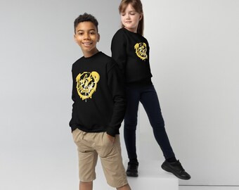 Sweat-shirt ras du cou pour jeunes | doux | conception | enfant | 2024 | cadeau | cadeau pour garçon | cadeau pour fille | sweat enfant | coloré ||