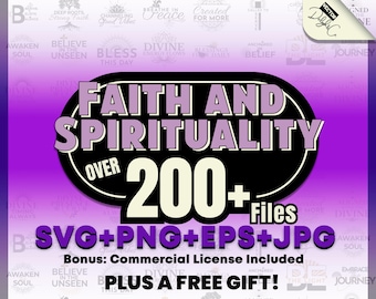 Faith SVG, Bible Verse SVG, Spiritual SVG, Christian Svg, Religious Clipart, Inspirational Svg, Faith Designs, Cricut Faith, Church Svg