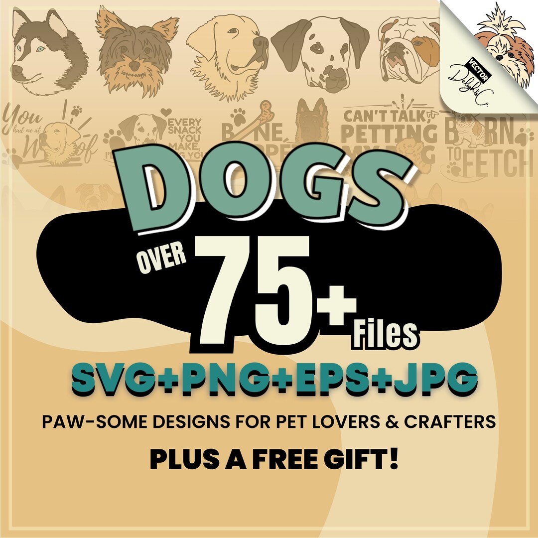 Dog SVG Bundle, Pet Lover SVG, Dog Mom SVG Designs, Paw Print Svg, Dog ...